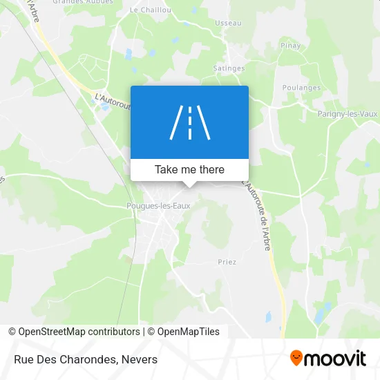 Rue Des Charondes map