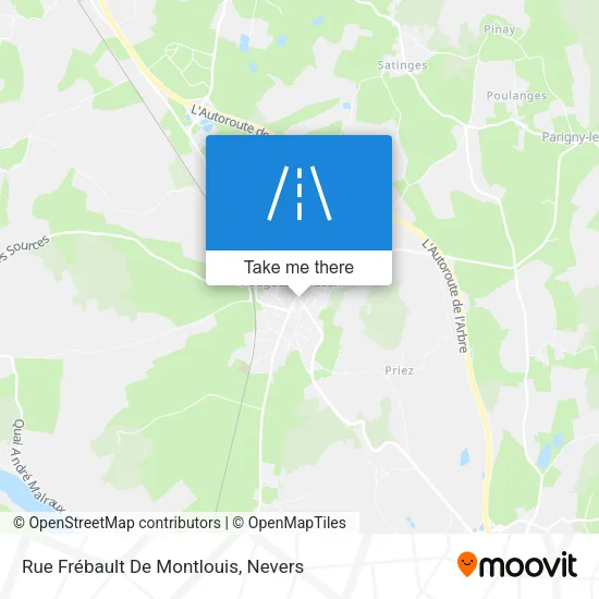 Rue Frébault De Montlouis map
