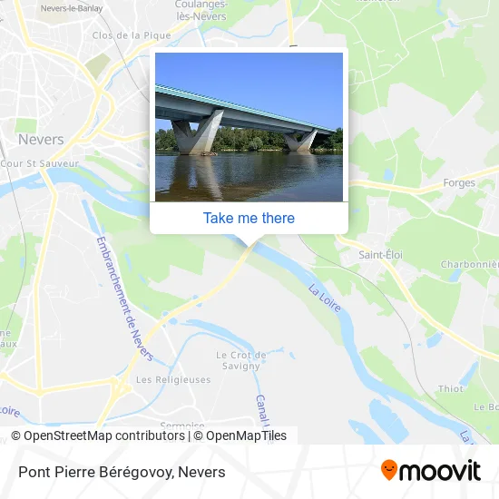 Pont Pierre Bérégovoy map