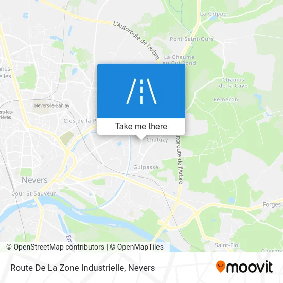 Route De La Zone Industrielle map
