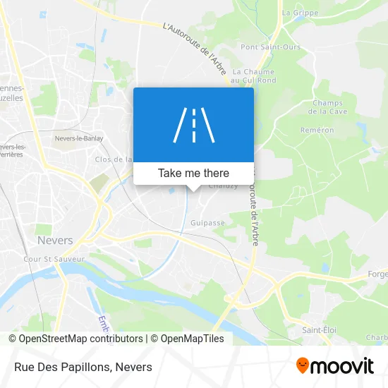 Rue Des Papillons map