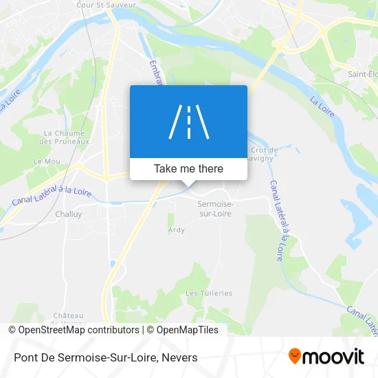 Pont De Sermoise-Sur-Loire map
