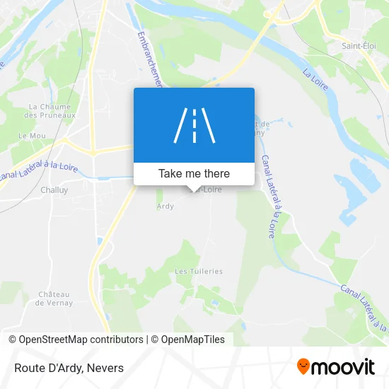 Route D'Ardy map
