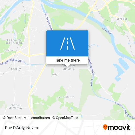 Rue D'Ardy map