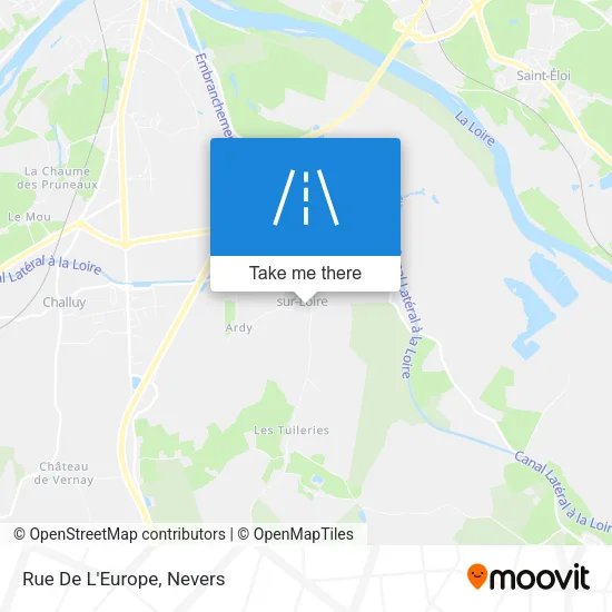 Rue De L'Europe map