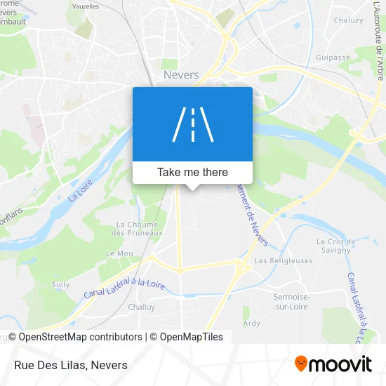 Rue Des Lilas map