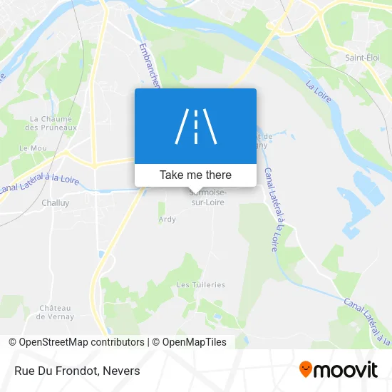 Rue Du Frondot map