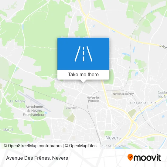 Avenue Des Frênes map