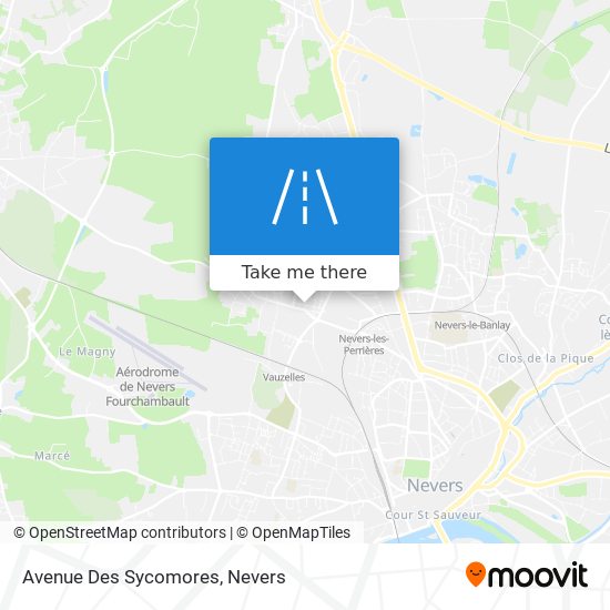 Avenue Des Sycomores map