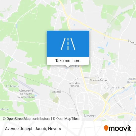 Avenue Joseph Jacob map