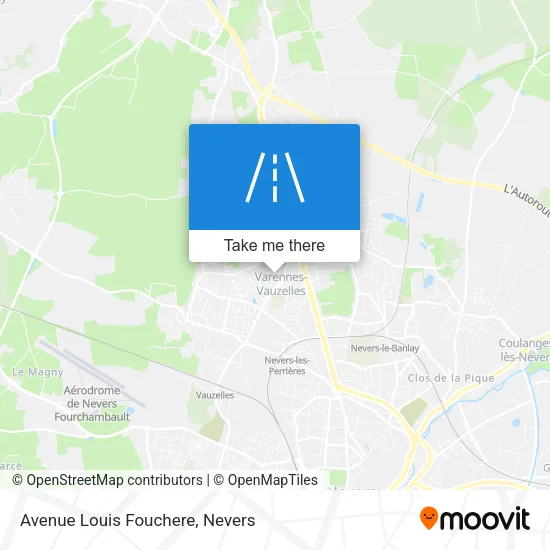 Avenue Louis Fouchere map