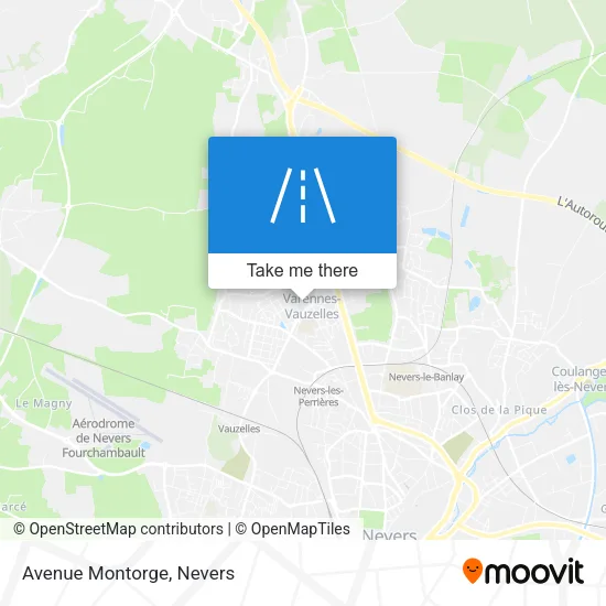 Avenue Montorge map