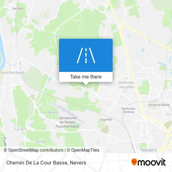 Chemin De La Cour Basse map
