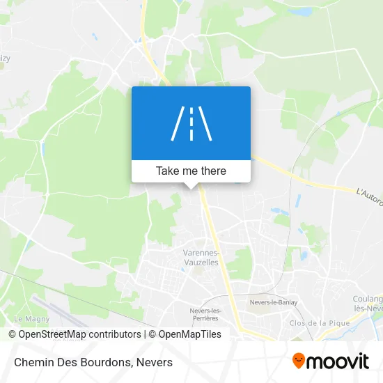 Chemin Des Bourdons map