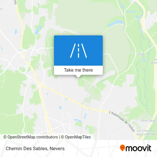 Chemin Des Sables map