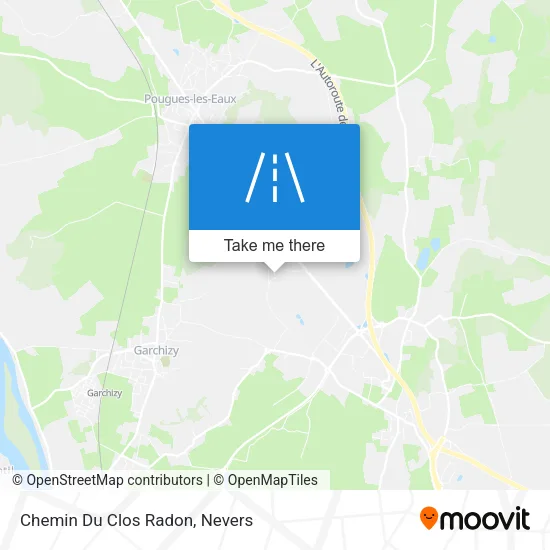 Chemin Du Clos Radon map