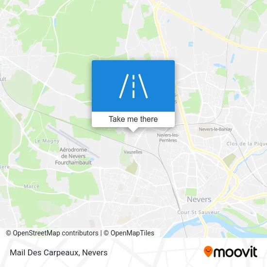 Mail Des Carpeaux map