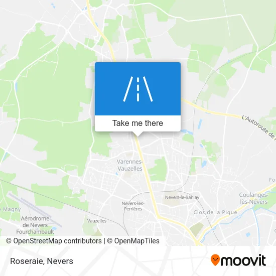 Roseraie map