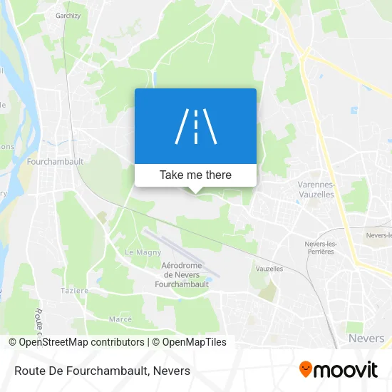 Route De Fourchambault map