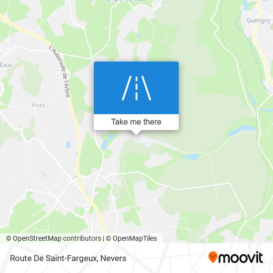 Mapa Route De Saint-Fargeux