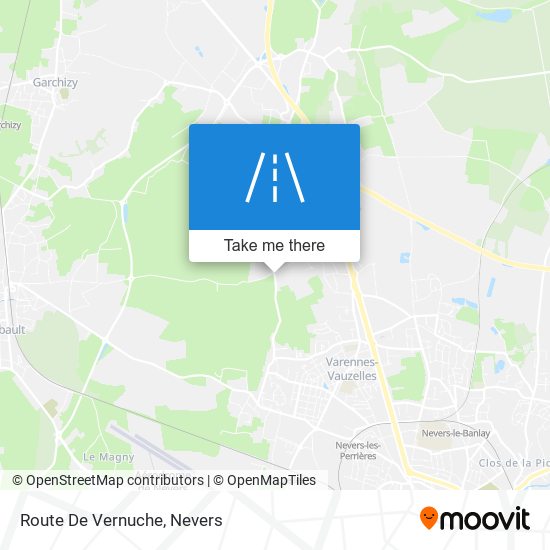 Mapa Route De Vernuche