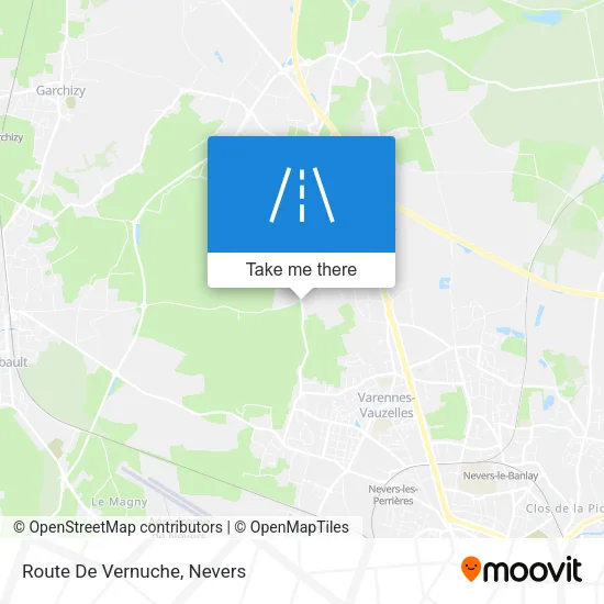 Route De Vernuche map