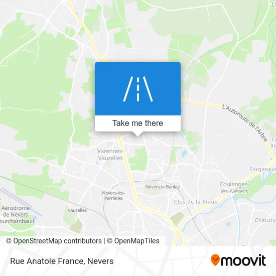 Rue Anatole France map