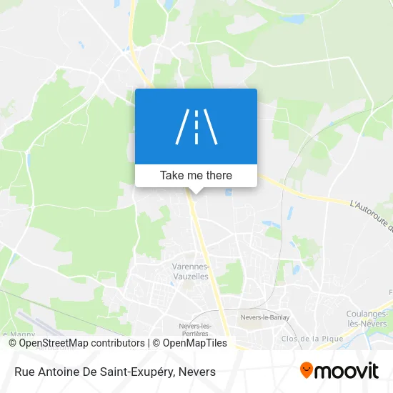 Rue Antoine De Saint-Exupéry map