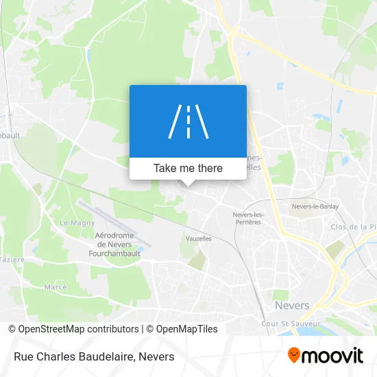 Rue Charles Baudelaire map