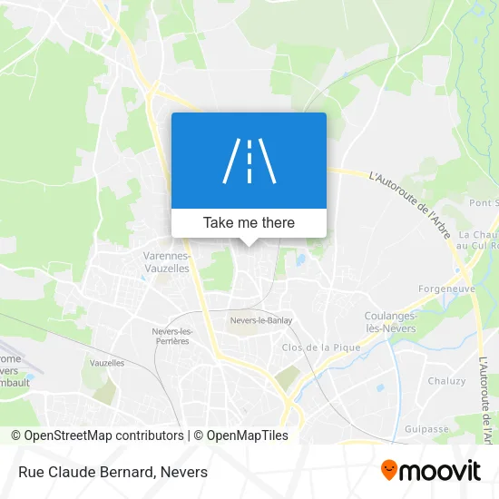 Rue Claude Bernard map