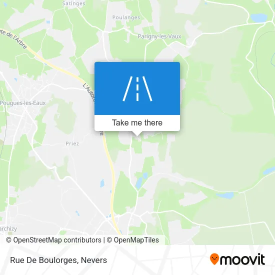 Rue De Boulorges map