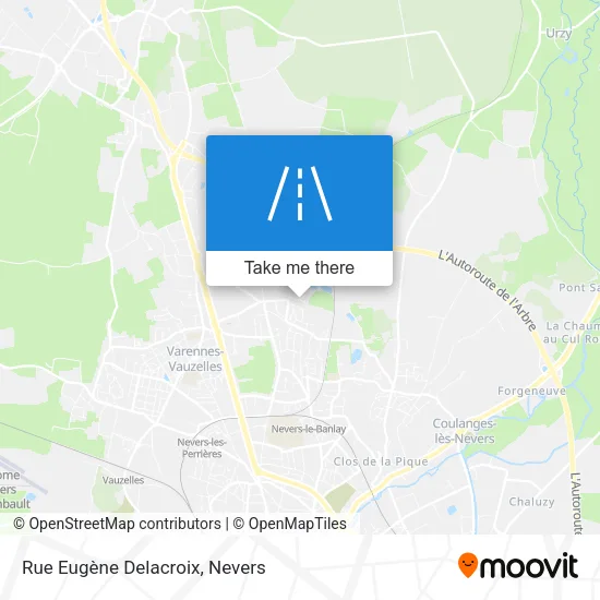 Rue Eugène Delacroix map
