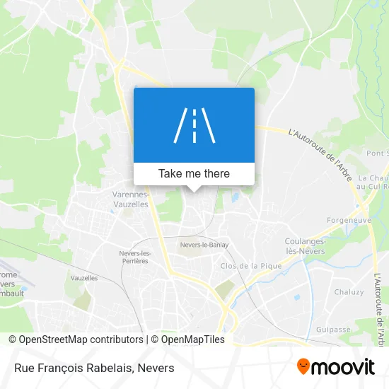 Rue François Rabelais map