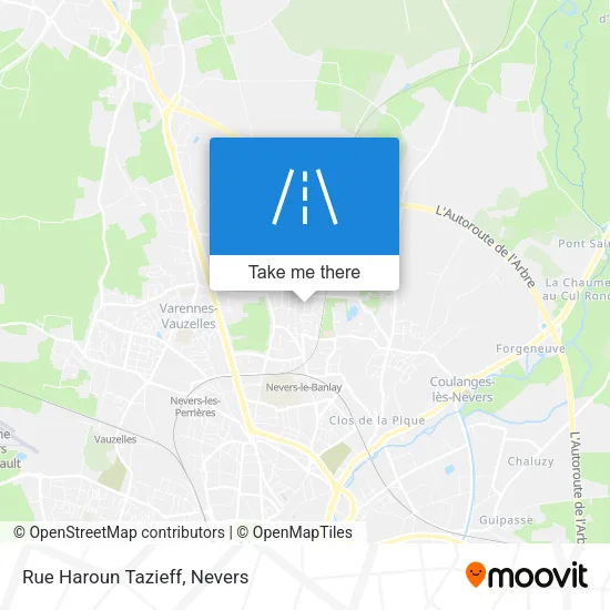 Rue Haroun Tazieff map