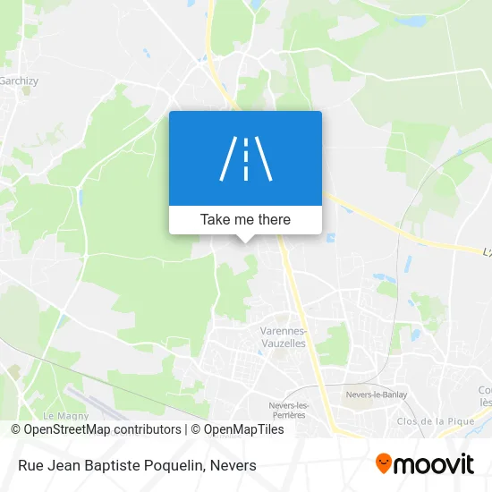 Rue Jean Baptiste Poquelin map