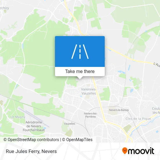Rue Jules Ferry map