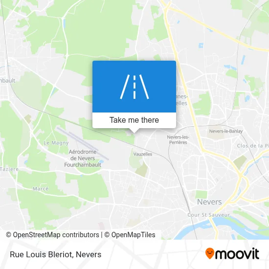 Rue Louis Blériot map
