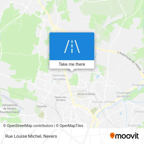 Rue Louise Michel map