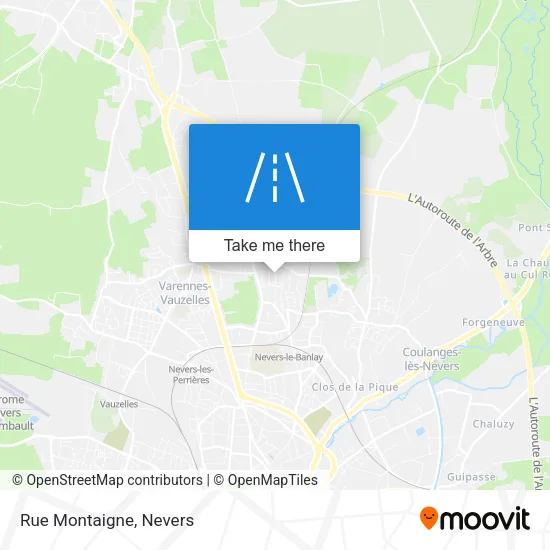 Rue Montaigne map