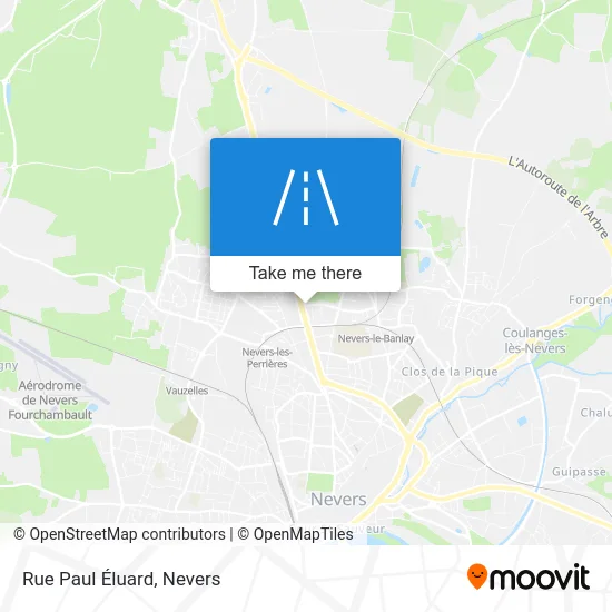 Rue Paul Éluard map