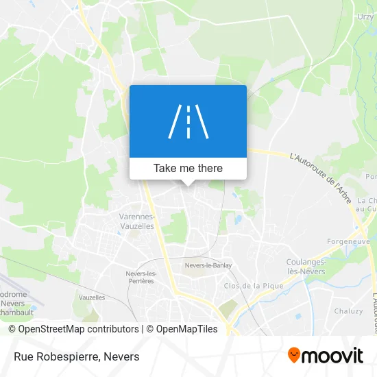 Mapa Rue Robespierre