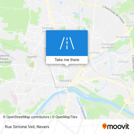 Mapa Rue Simone Veil