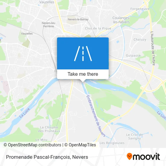 Promenade Pascal-François map