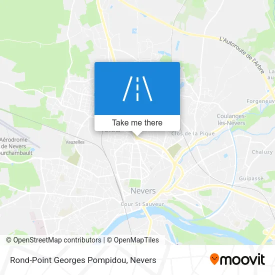 Rond-Point Georges Pompidou map