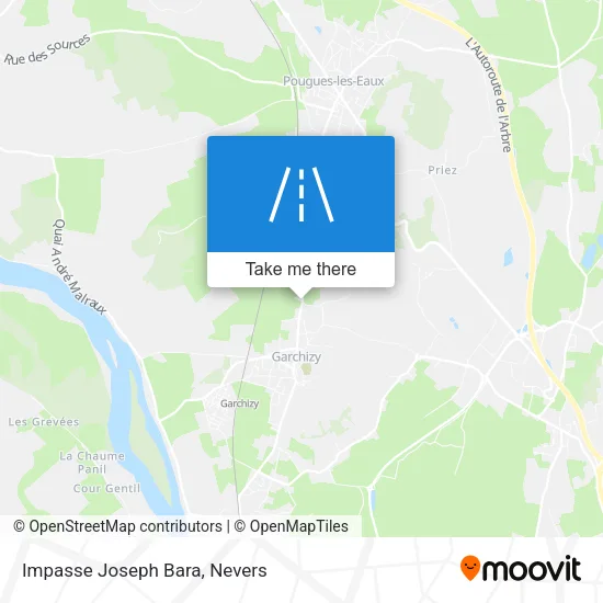 Impasse Joseph Bara map