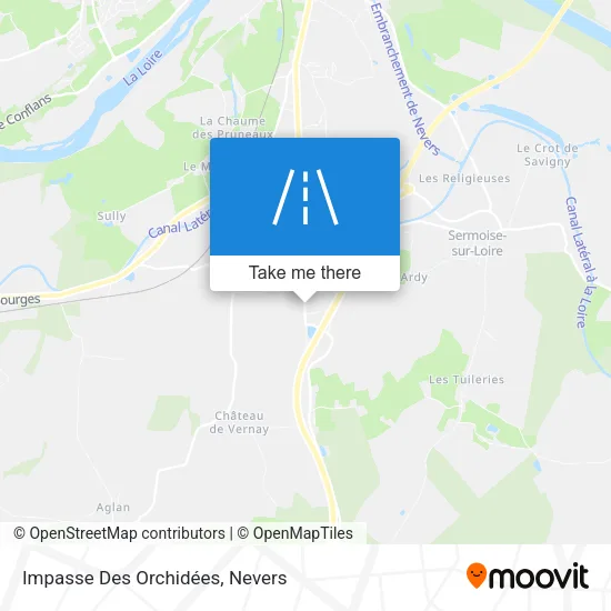 Impasse Des Orchidées map