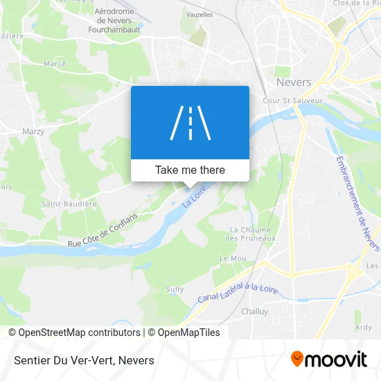 Sentier Du Ver-Vert map