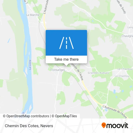 Chemin Des Cotes map