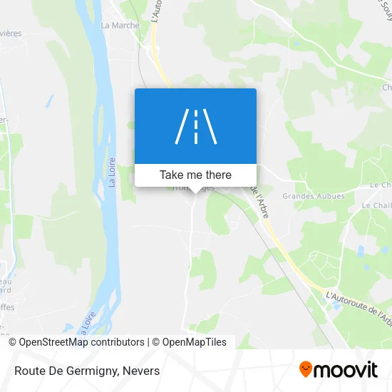 Route De Germigny map