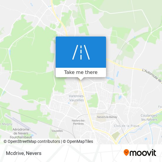 Mcdrive map